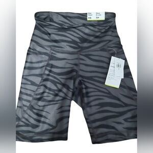 Old Navy Black and Gray Athletic Shorts with Stretchy Fit